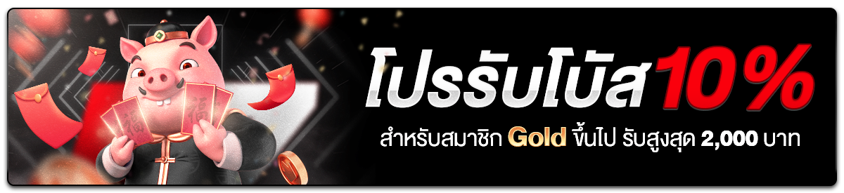 10% สำหรับสมาชิก Gold ขึ้นไป